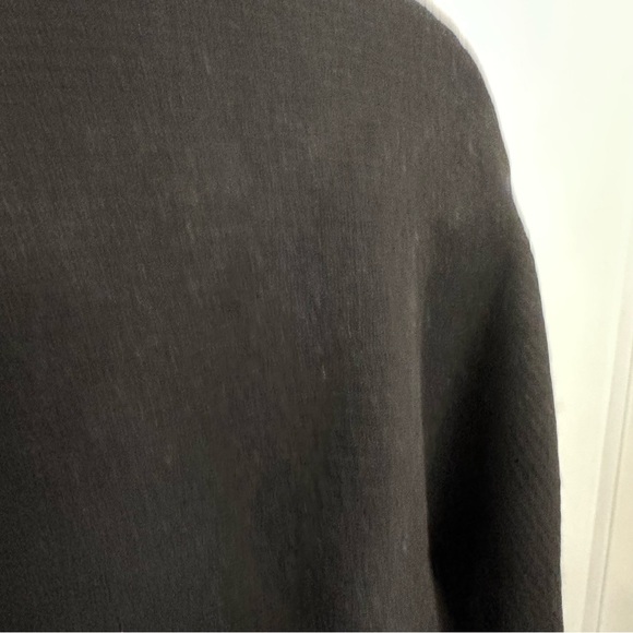 ZARA Ribbed Cropped Turtleneck Sweater Black - Picture 2 of 4